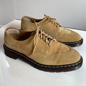 Dr. Martens #2046 Suede Oxfords - Sand Color
